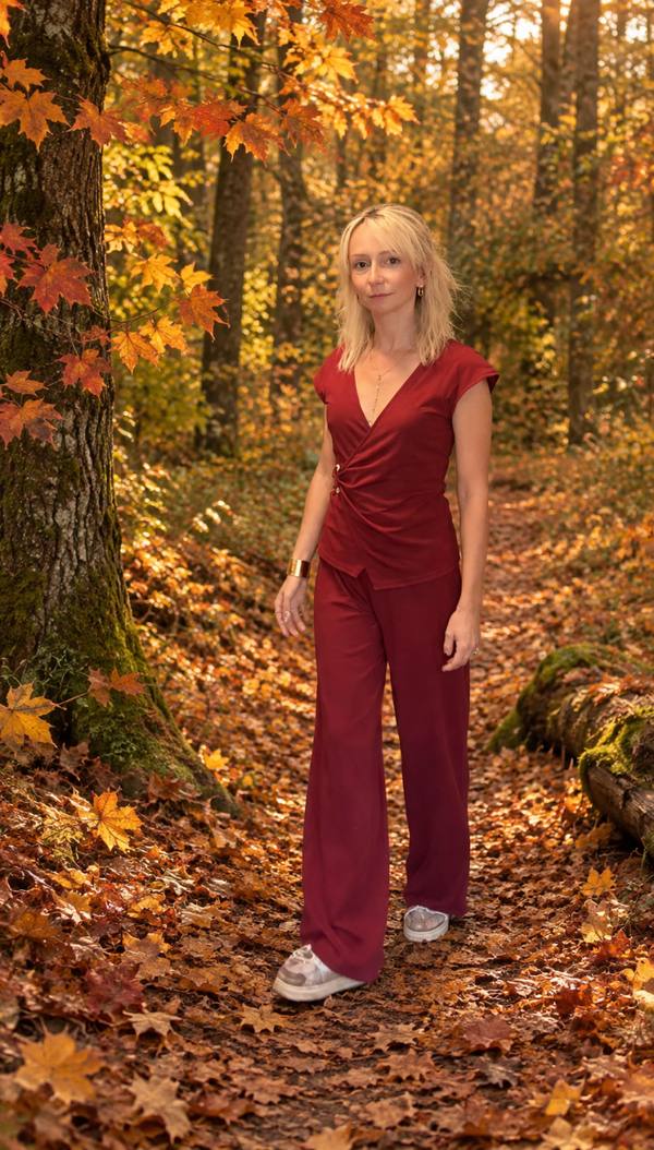 Ensemble Georgia bordeaux