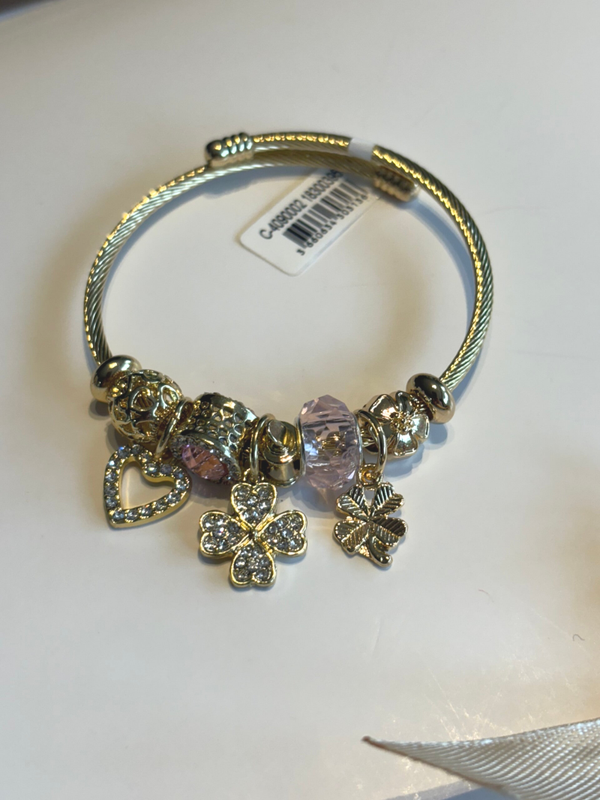 Bracelet breloques CHANCE PINK