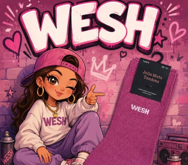 Chaussettes à paillettes WESH