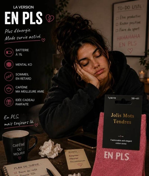 Chaussettes à paillettes en PLS