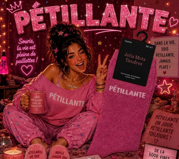 Chaussettes à paillettes PETILLANTE