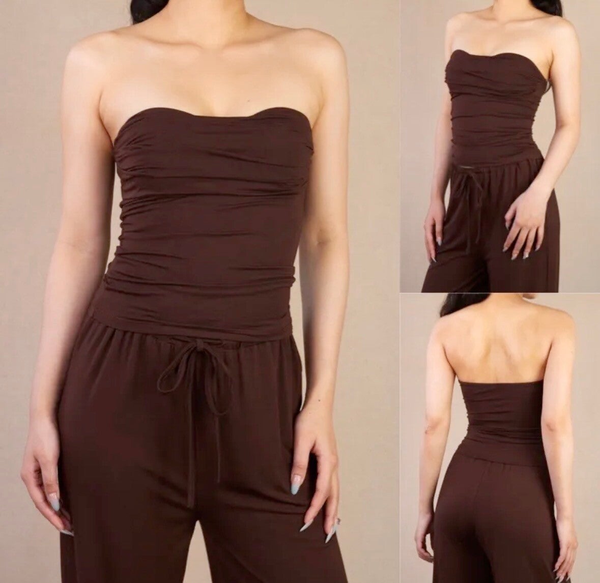 Top bustier choco
