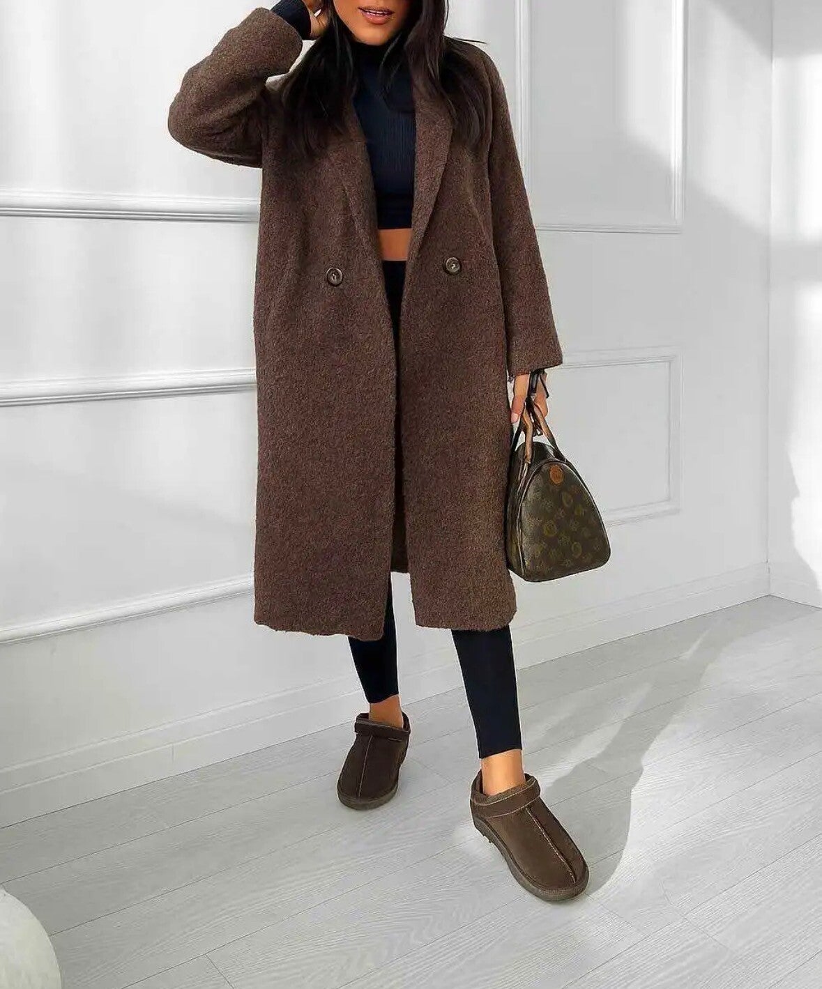 Manteau Leonie choco