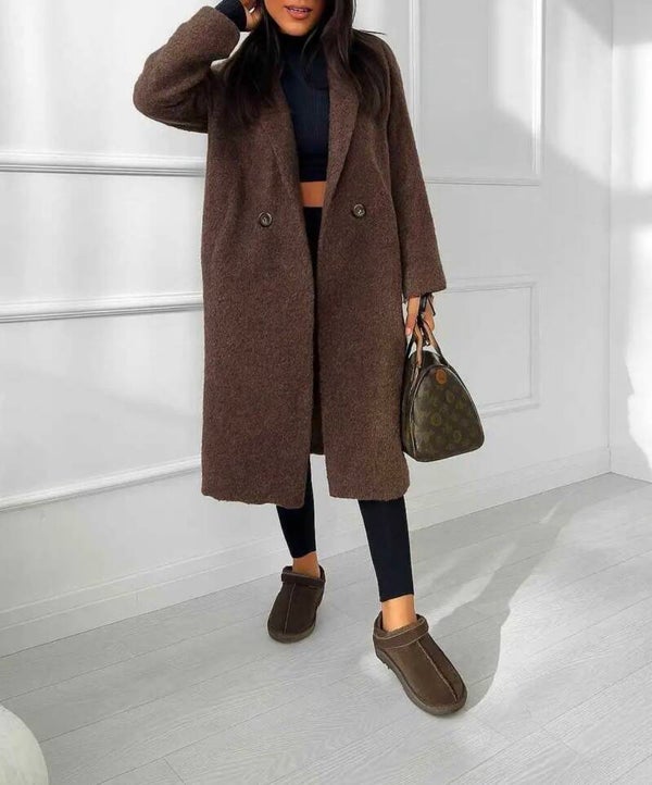 Manteau Leonie choco