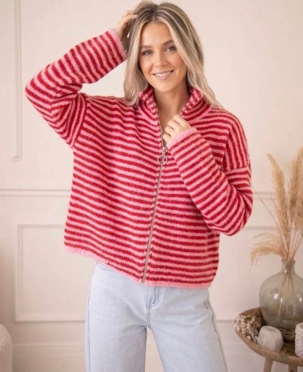Gilet Giulia rouge