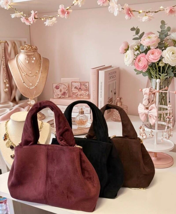 Sac Paula (petit) en daim