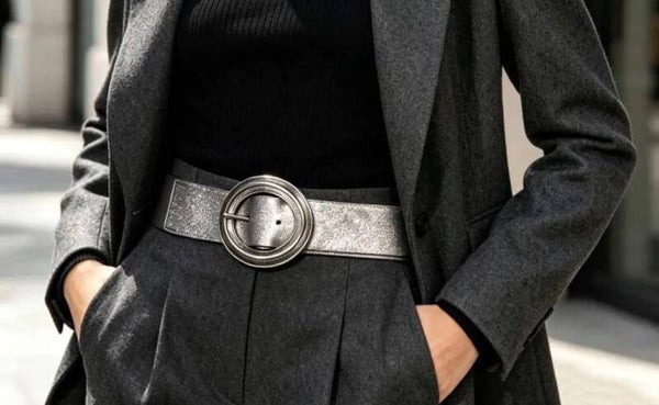 Ceinture Clémence argentée