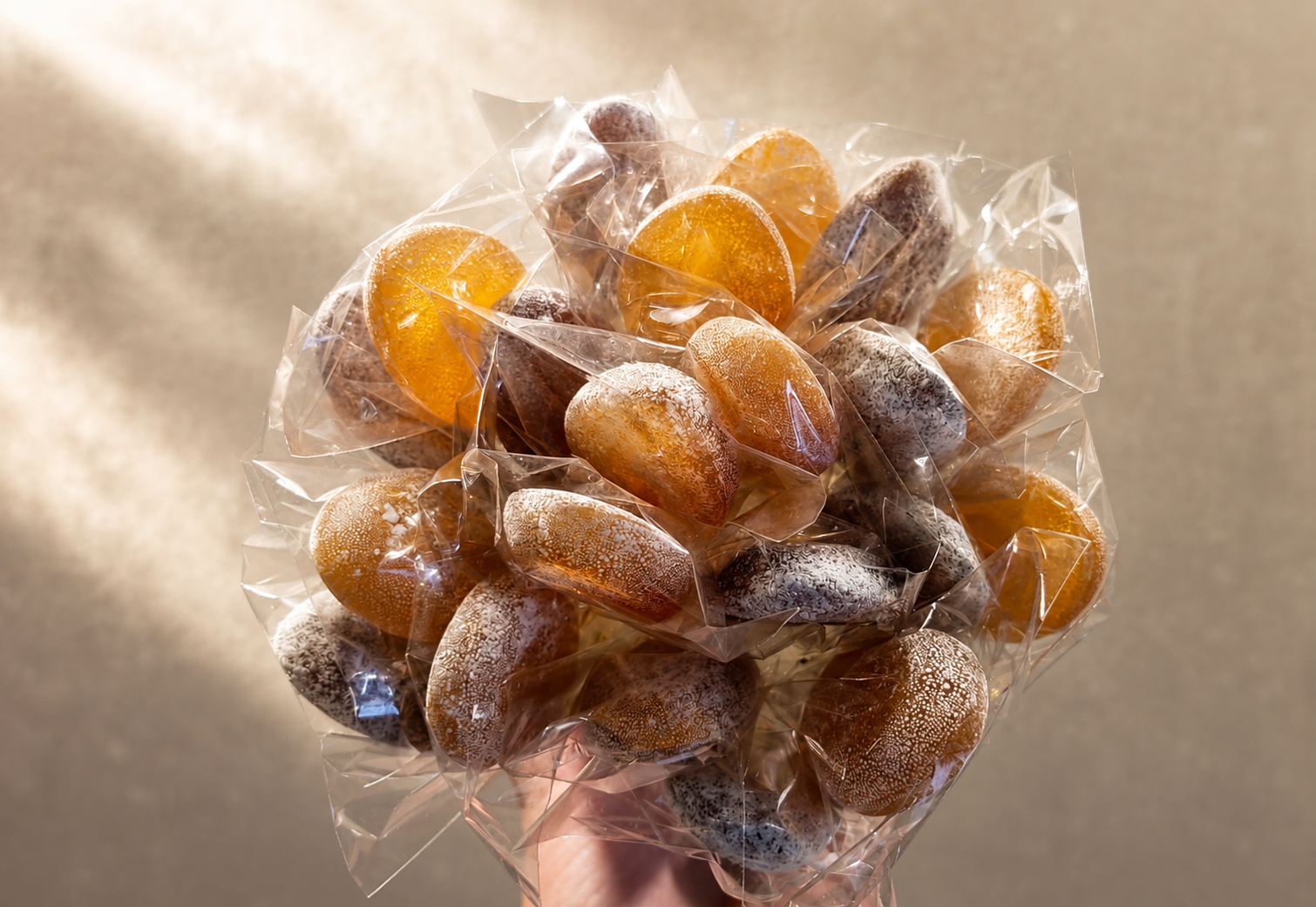 Sucettes artisanales au miel