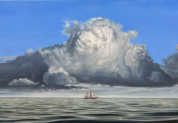 Waddenzee skûtsje - 50x70cm