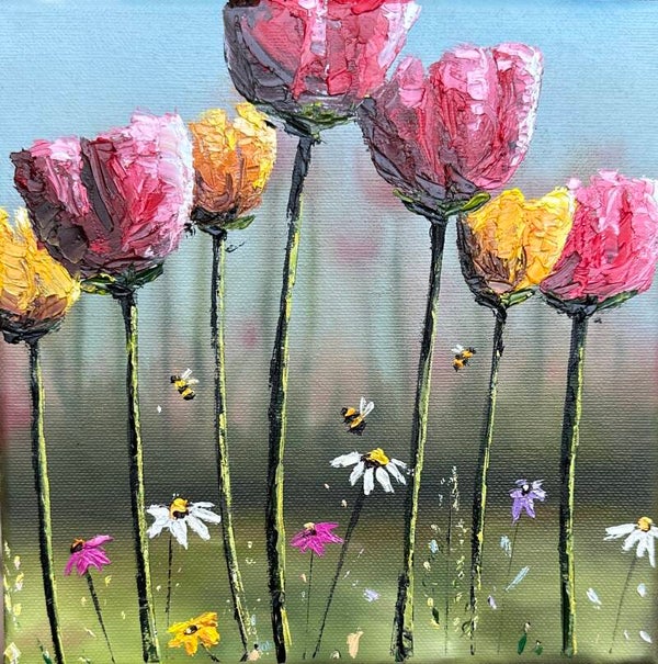 Tulips 20x20cm