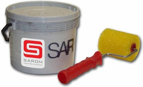 Sarom Fuoco - BBQ verf wit 5 liter met roller