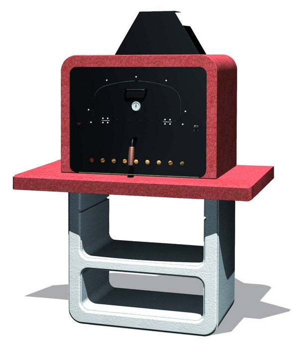 Sarom Fuoco - Betonnen pizzaoven - Capri Premium - 114 x 65 x 158 cm