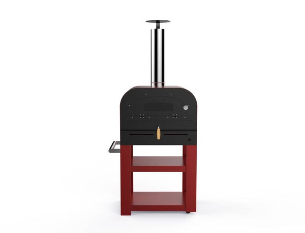 Sarom Fuoco - Pizzaoven - Easy Oven - Houtskool & Hout - Rood