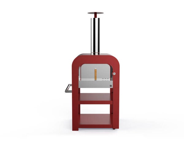 Sarom Fuoco - Pizzaoven - Fast Oven - Houtskool & Hout - Rood