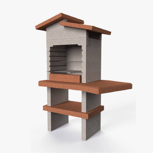 Iglesias - Houtskool - 127 x 74,5 x 174,2 cm