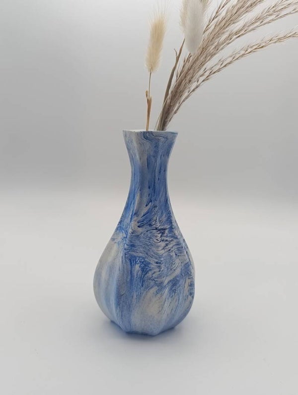 Soliflore en jesmonite océan