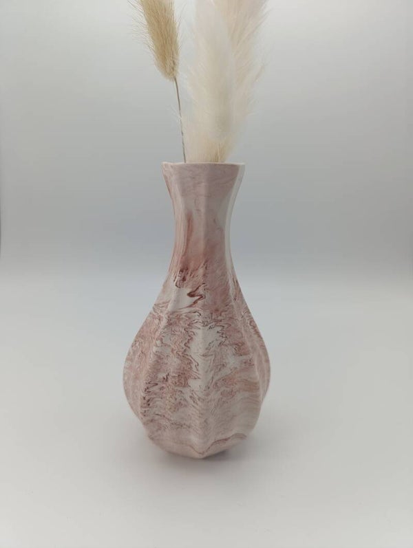 Soliflore en jesmonite terra cotta