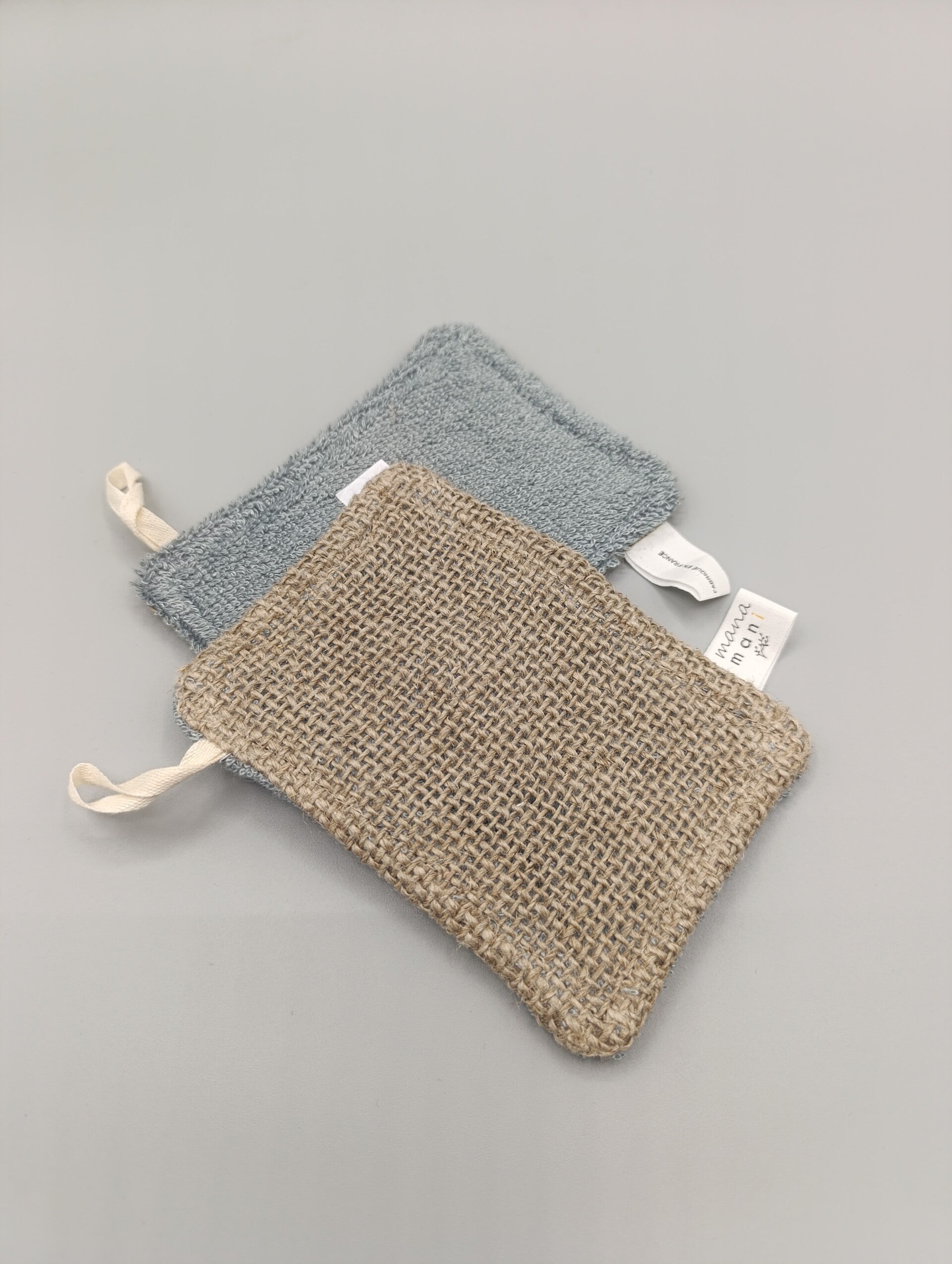 Éponge bambou et lin