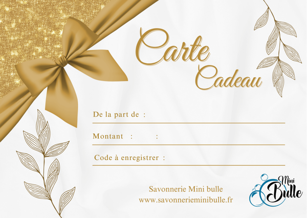 Carte cadeaux 50€