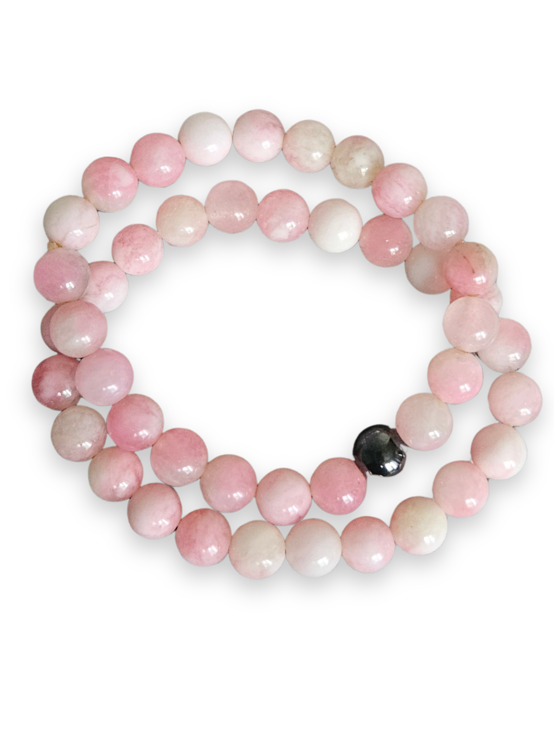 Zestaw dwóch bransoletek z agatu, 9mm