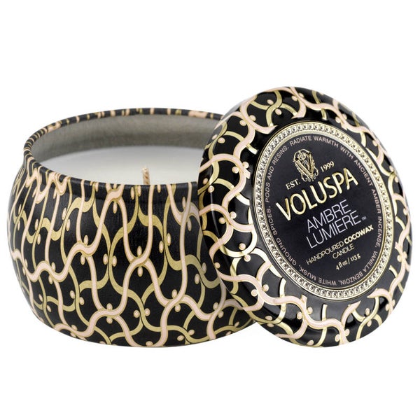 Voluspa Ambre Lumiere Mini Tin Candle