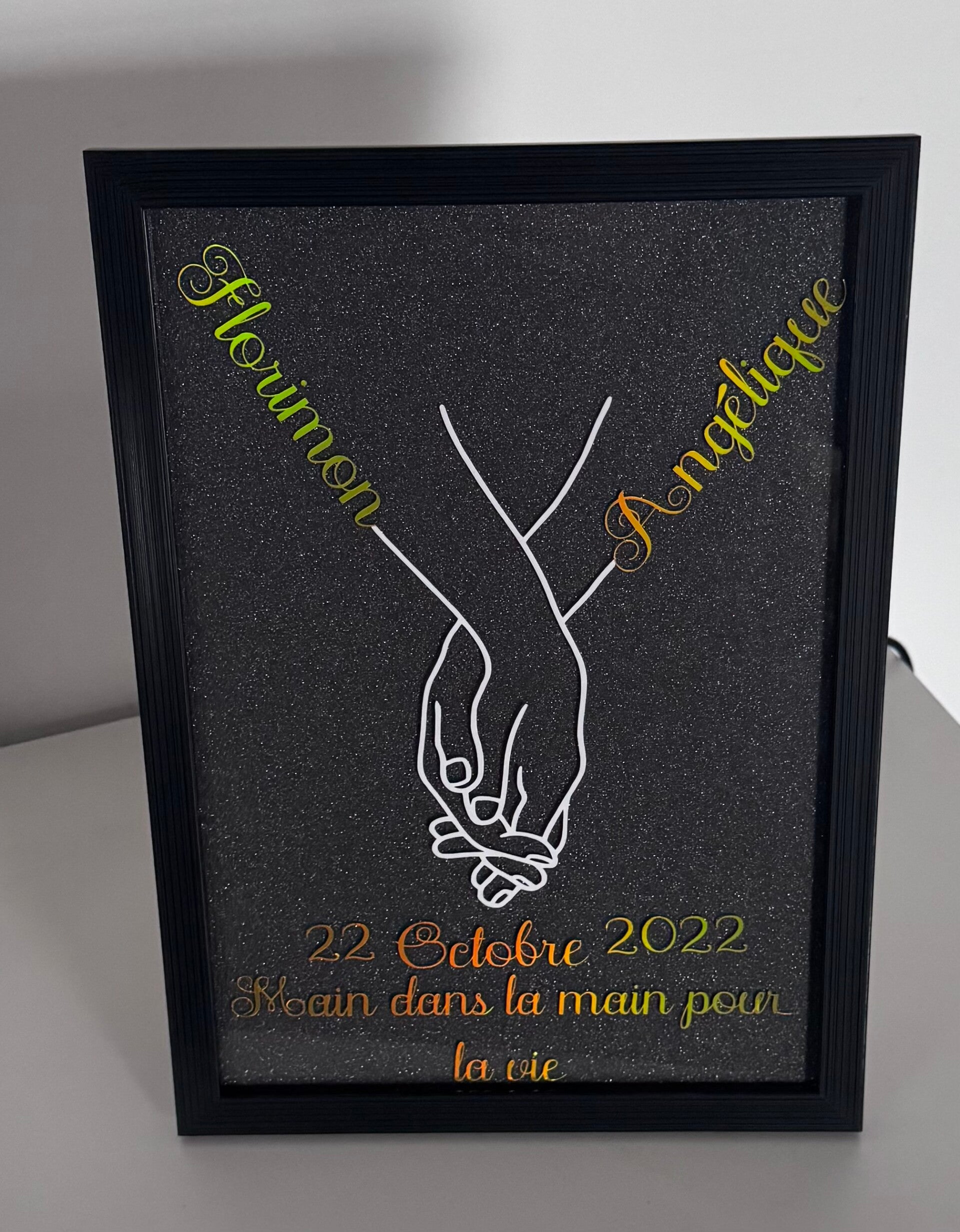 Cadre main dans la main