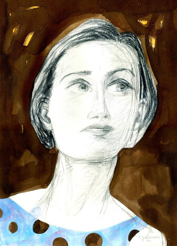 Femme robe bleu à poids