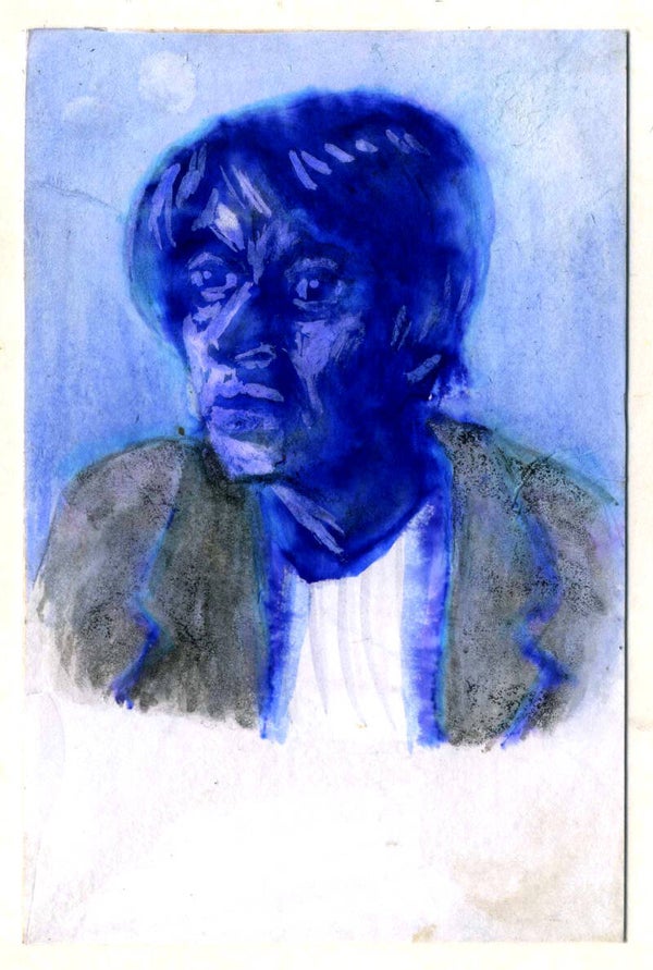 Portrait bleu