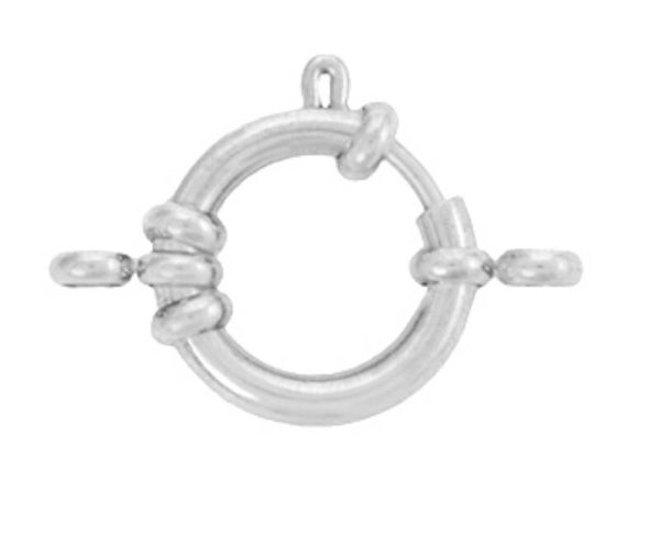 Stainless steel Boeislot 10mm Zilver