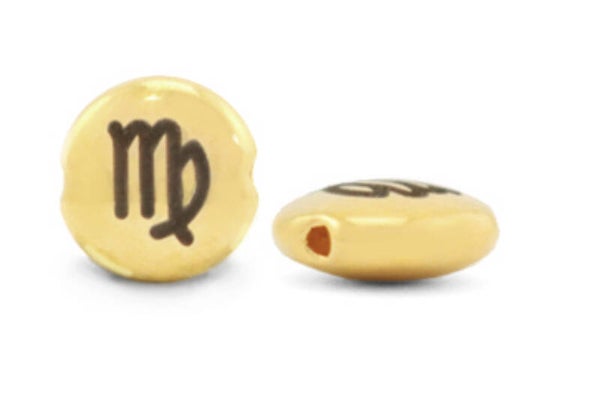 DQ metaal kraal Maagd Goud 7mm 