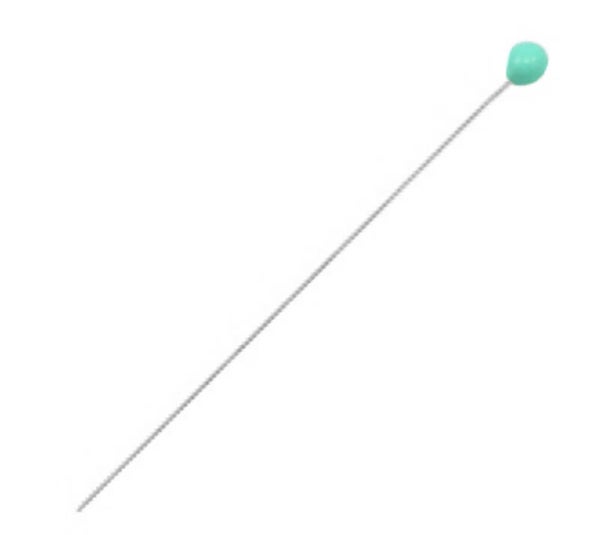 DQ nietstift 52mm zilver-turquoise green