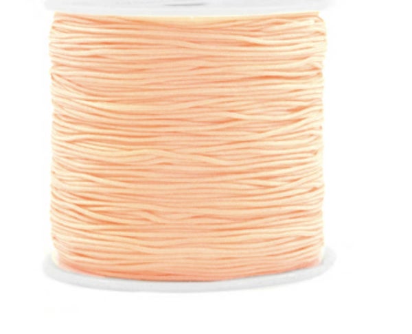 Macramé draad 0,8mm peach orange