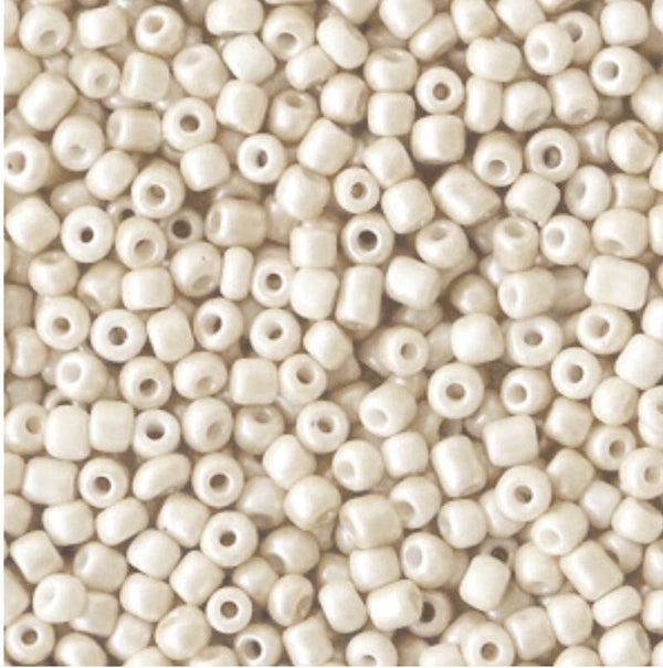 Rocailles 2mm Lotus white