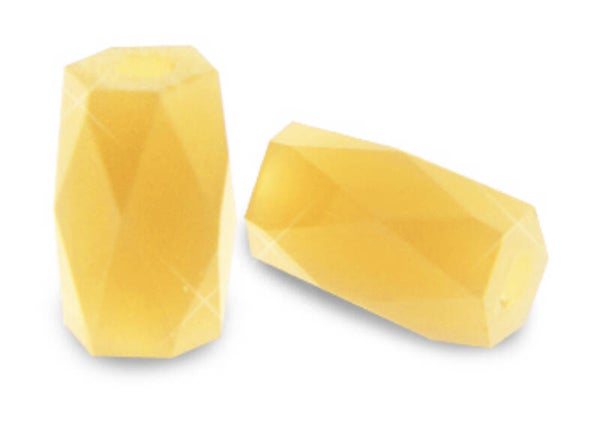 Facet Tube Sunflower yellow Opaque 