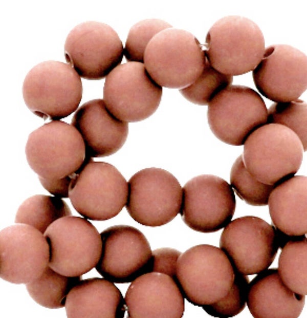 Acrylkralen 4mm Terracotta Rose