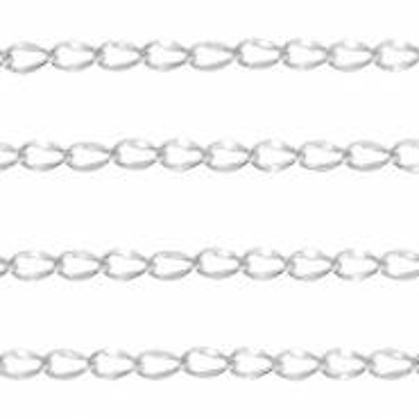 RVS verlengketting (zilver) 20cm 