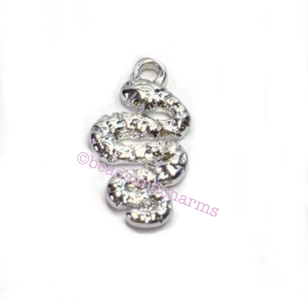 Snake bedel zilver. Nikkelvrij