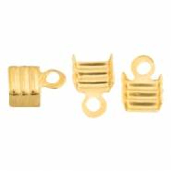 DQ Veterklemmen, 3mm (goud)