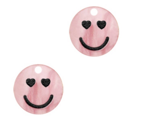 Smiley bedel plexx Hearts azelea Pink
