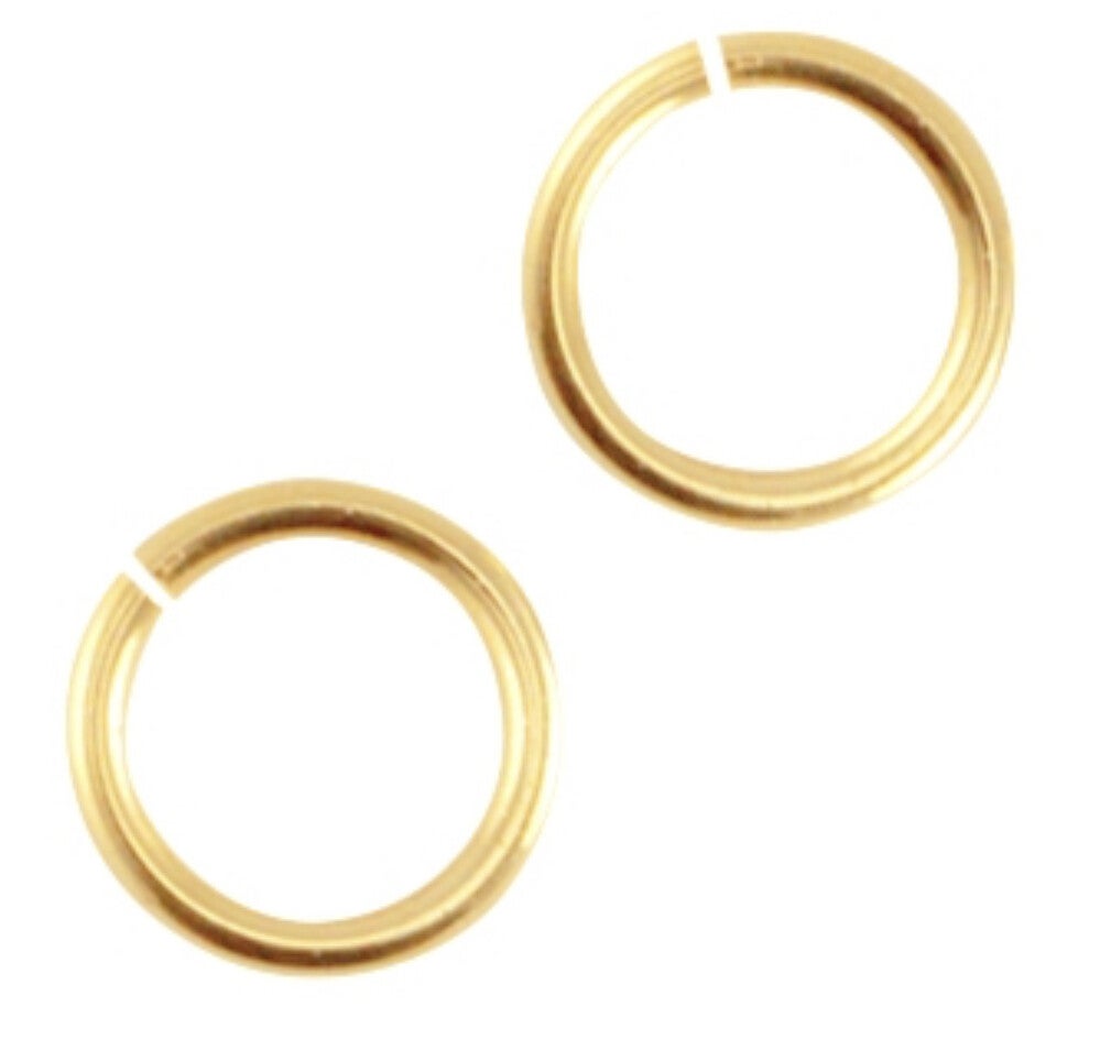 DQ buigringen 6,5mm goud. 