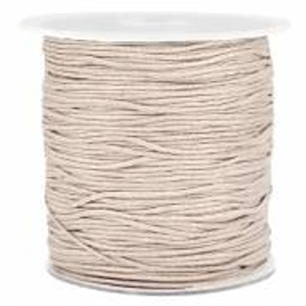 Macramédraad 1.0mm Beige