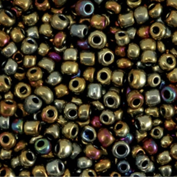 Rocailles Metallic Shine Multicolor Gold 3mm