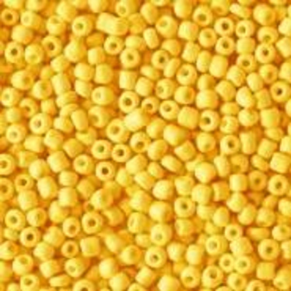 4mm rocailles, 1962 Fuzzy Yellow
