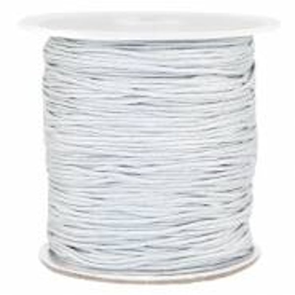 Macramédraad 1.0mm Silver Grey