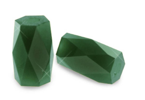 Facet kralen moss green Opal 