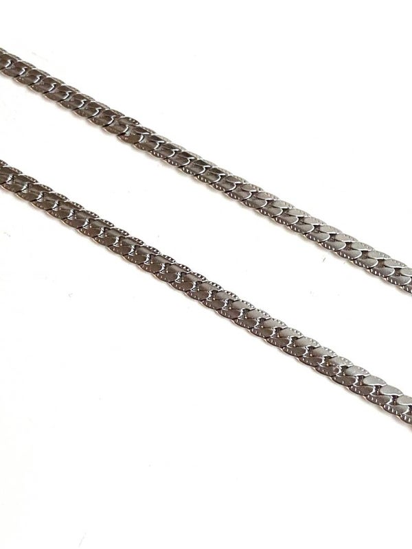 Stainless steel Jasseron Snakeskin Zilver