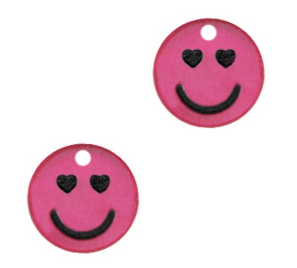 Smiley bedel plexx hearts Magenta Pink