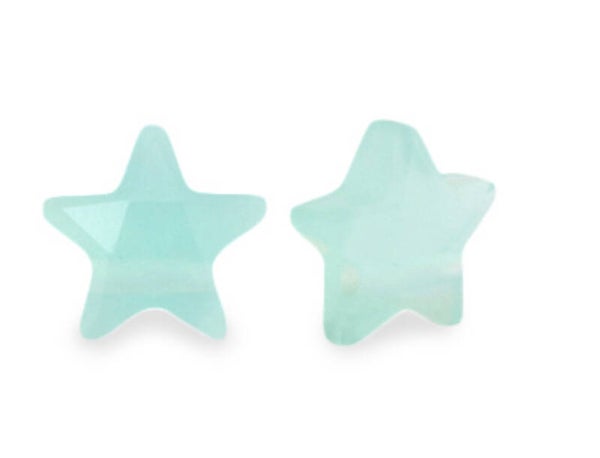 Facet fashion kralen Ster Turquoise Blue