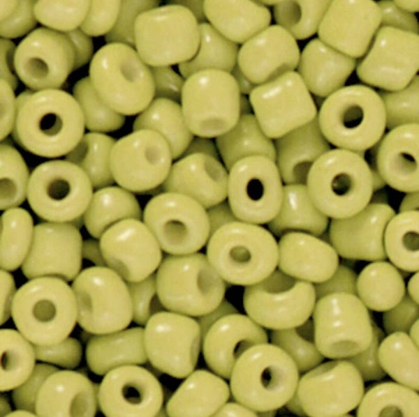 Rocailles 4mm Origano green