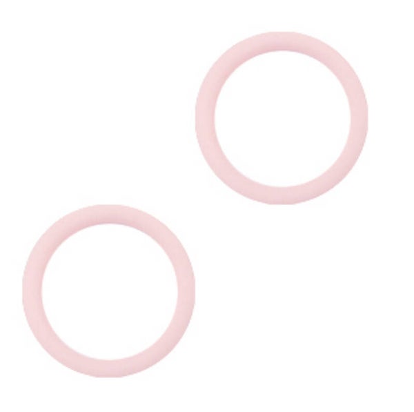 Elastiek eindjes pink